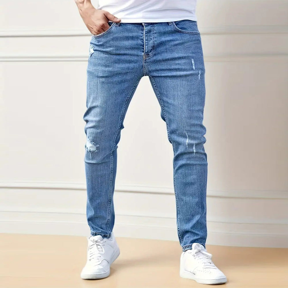 Modische Herren Stretch Skinny Jeans